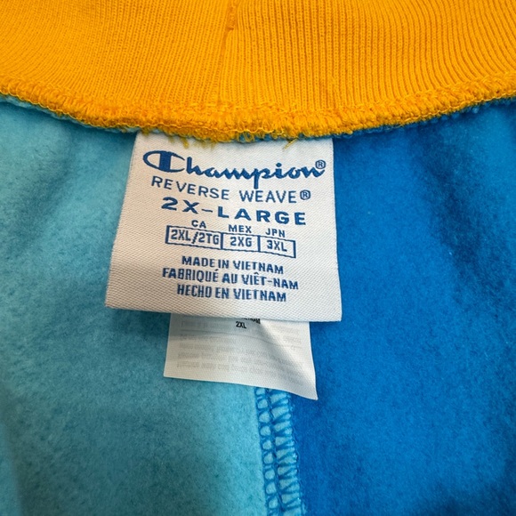 Champion Men's Athletic Two-Tone Blue Shorts size 2XL NWT - Picture 3 of 5